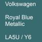 Preview: Volkswagen, Royal Blue Metallic, LA5U / Y6.